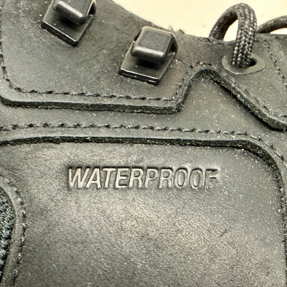 The North Face Larimer Mid Waterproof Boots Mens 8 Black Leather NF0A819J